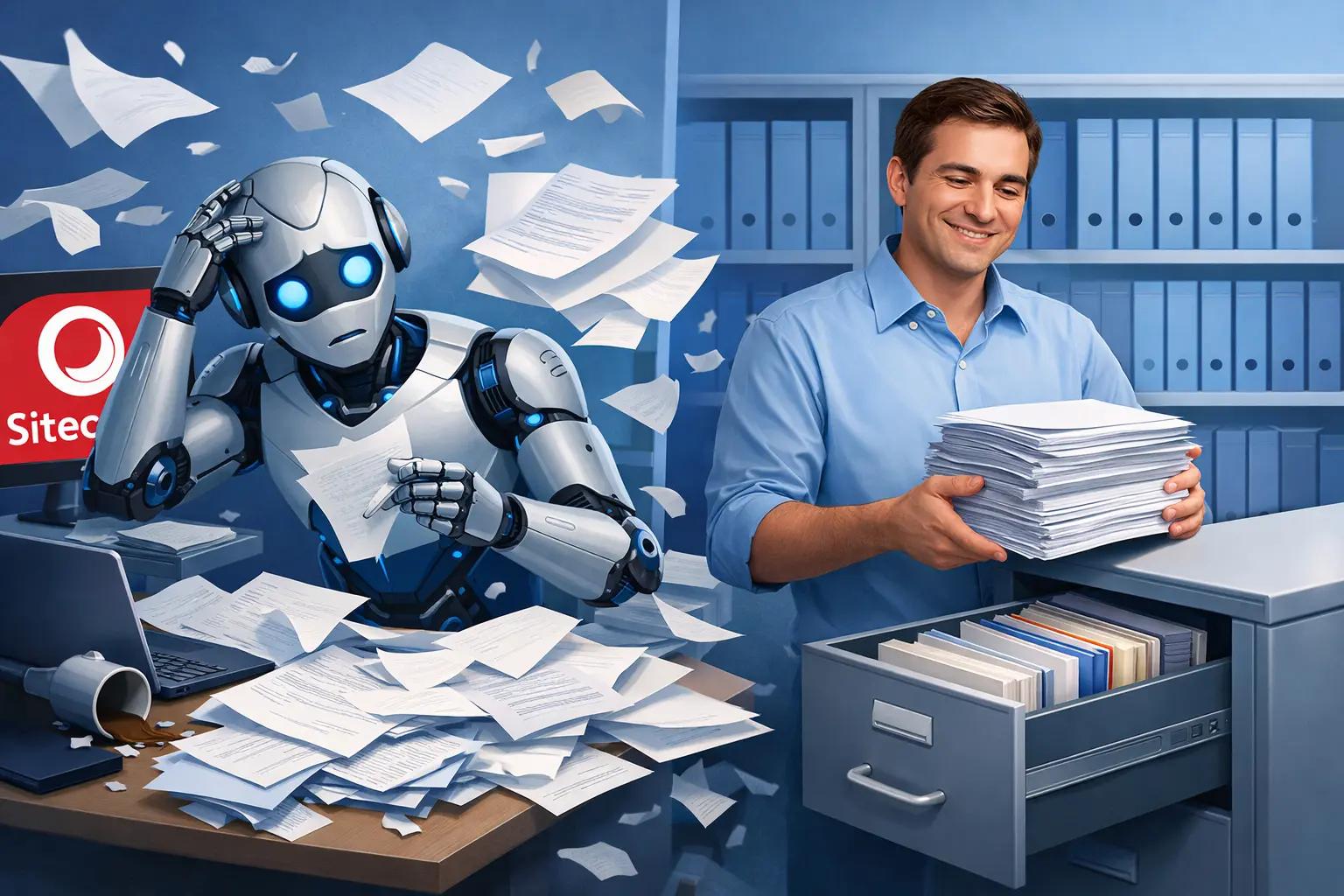 Robot struggling to do a migration