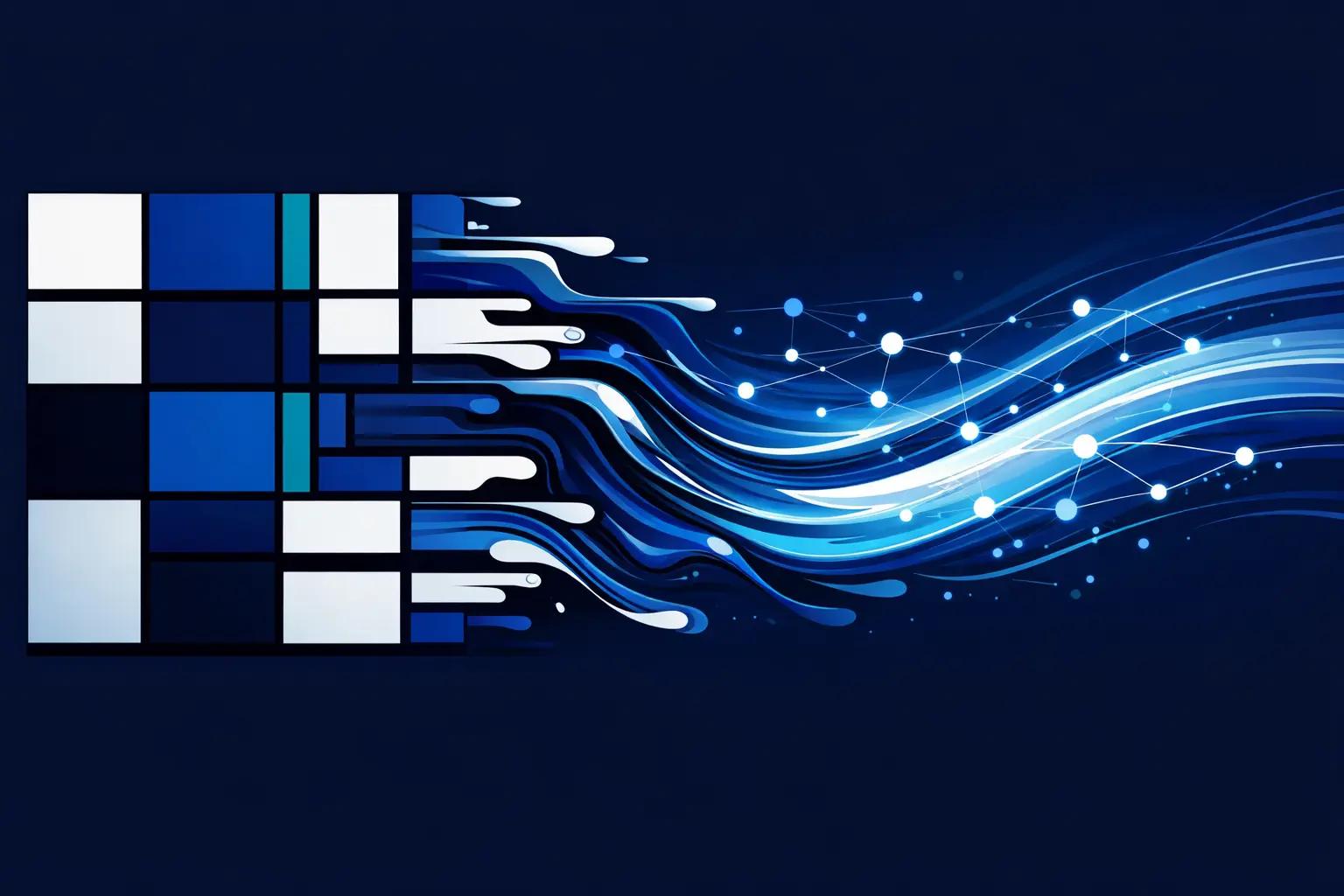 Diagram showing the evolution from monolithic articles to interconnected atomic content objects